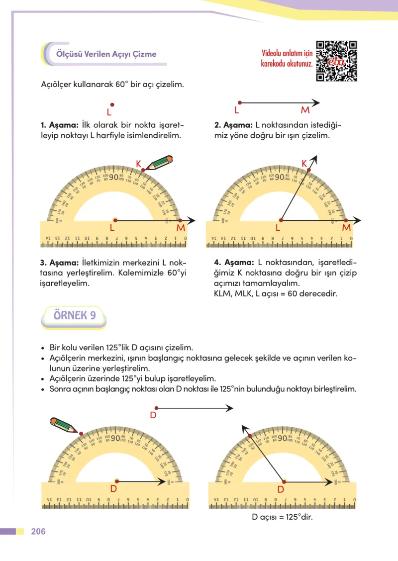 4. Sınıf Matematik Ders Kitabı Cevapları Meb Yayınları Sayfa 206
