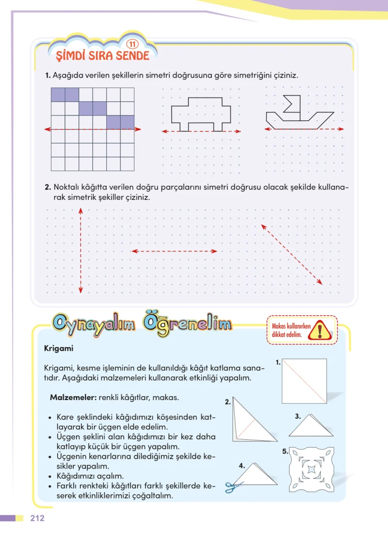 4. Sınıf Matematik Ders Kitabı Cevapları Meb Yayınları Sayfa 212