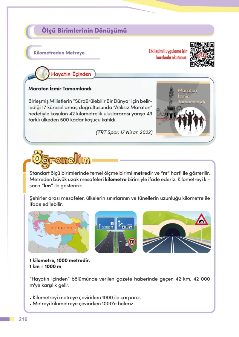 4. Sınıf Matematik Ders Kitabı Cevapları Meb Yayınları Sayfa 216