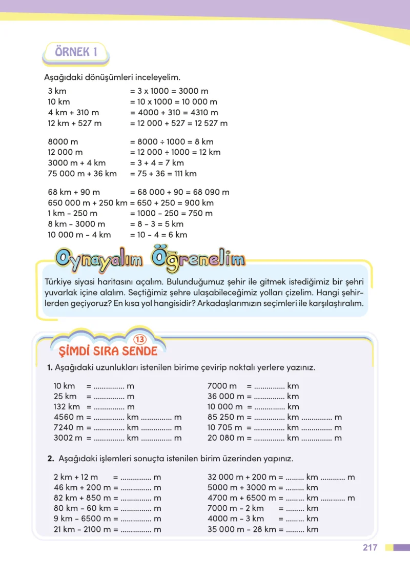 4. Sınıf Matematik Ders Kitabı Cevapları Meb Yayınları Sayfa 217