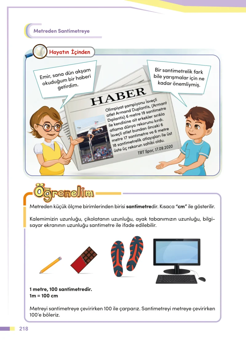 4. Sınıf Matematik Ders Kitabı Cevapları Meb Yayınları Sayfa 218