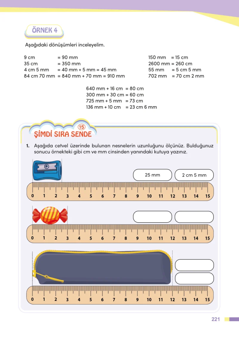 4. Sınıf Matematik Ders Kitabı Cevapları Meb Yayınları Sayfa 221