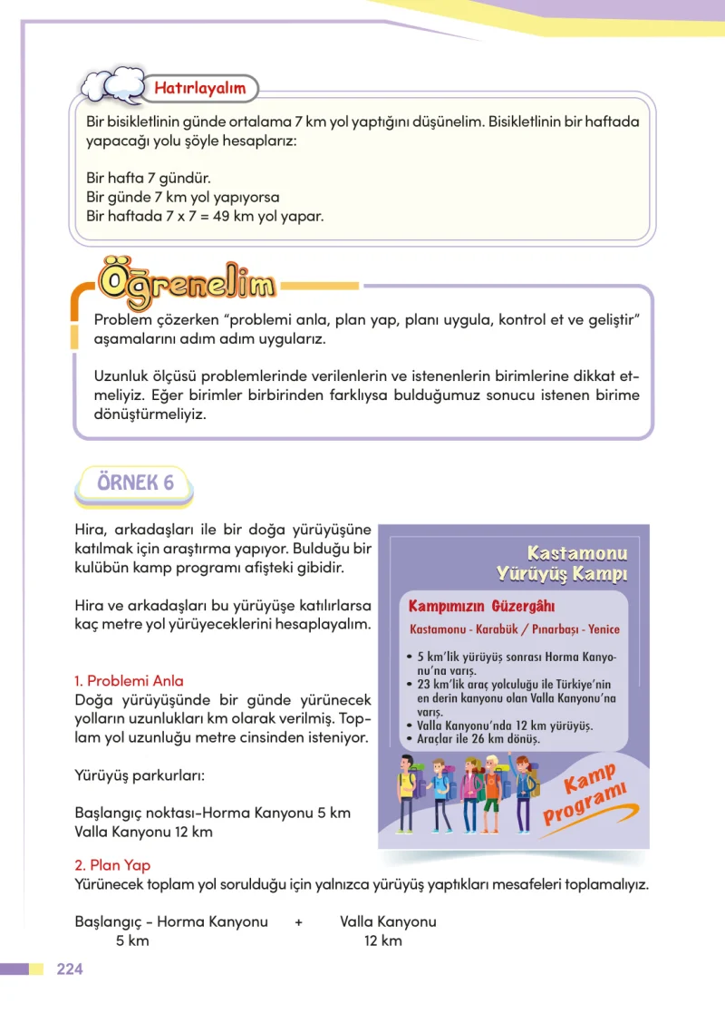 4. Sınıf Matematik Ders Kitabı Cevapları Meb Yayınları Sayfa 224