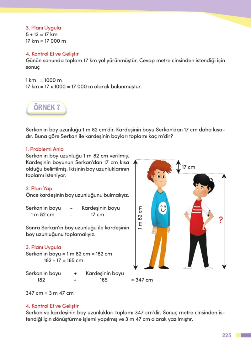 4. Sınıf Matematik Ders Kitabı Cevapları Meb Yayınları Sayfa 225