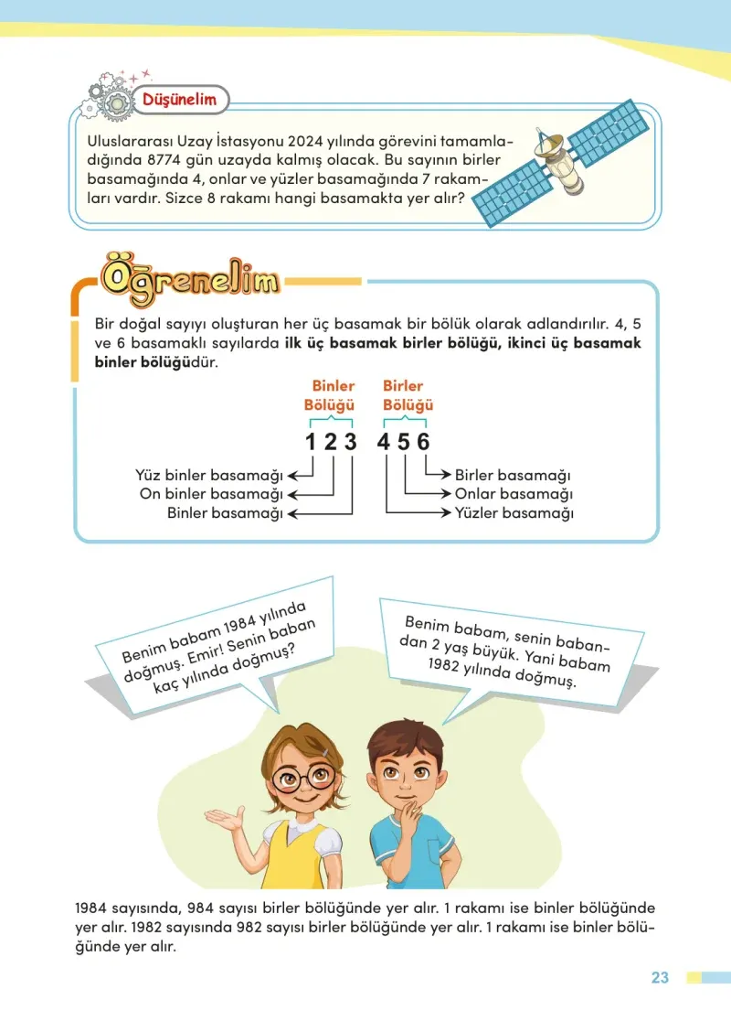 4. Sınıf Matematik Ders Kitabı Cevapları Meb Yayınları Sayfa 23