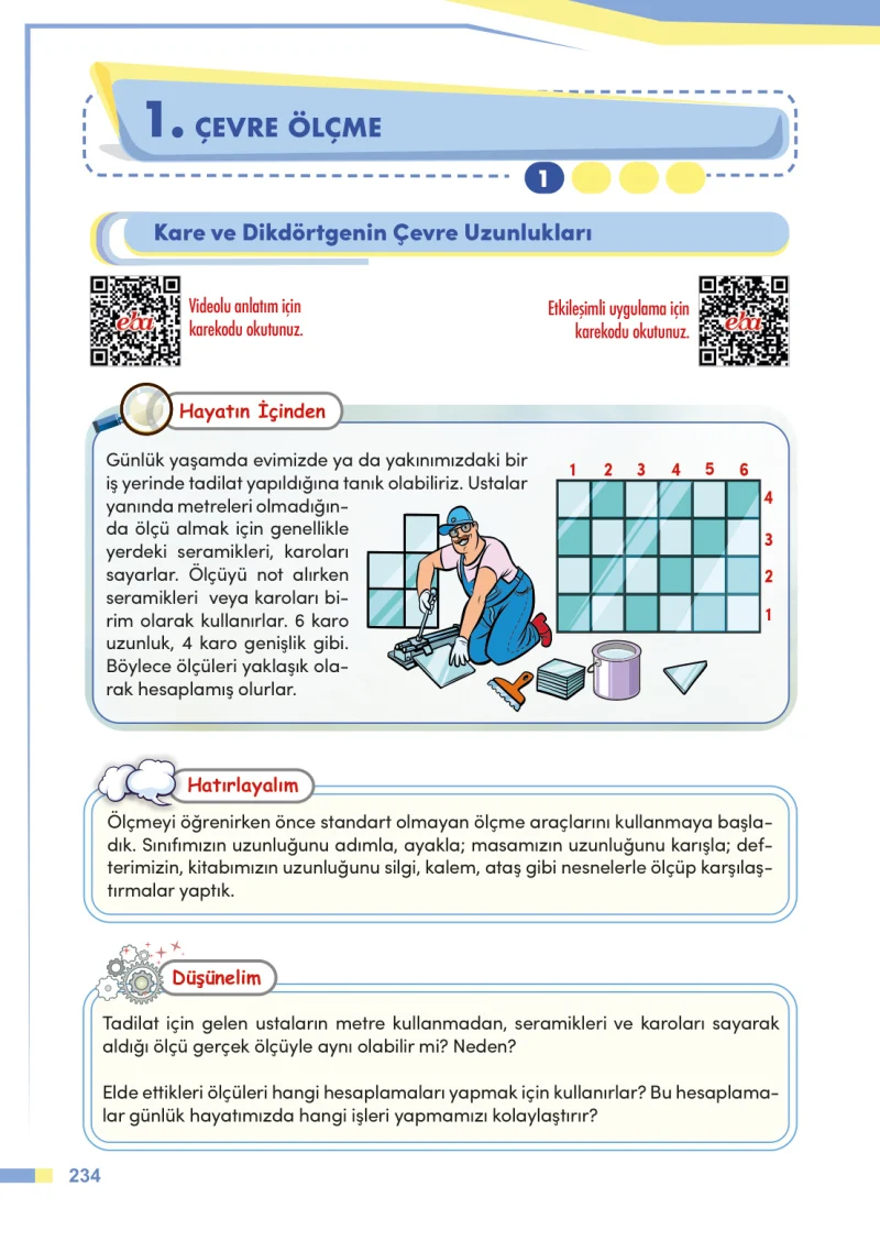 4. Sınıf Matematik Ders Kitabı Cevapları Meb Yayınları Sayfa 234