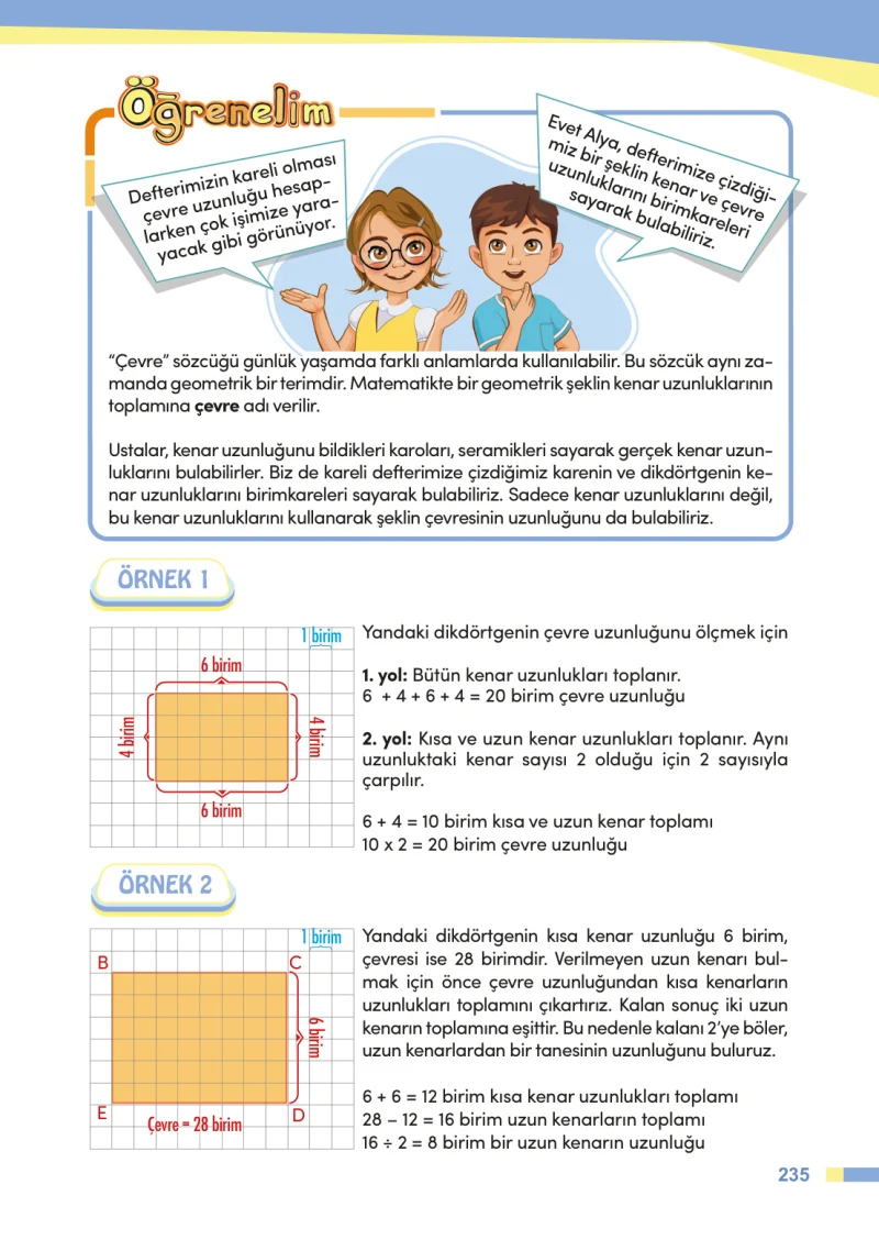 4. Sınıf Matematik Ders Kitabı Cevapları Meb Yayınları Sayfa 235
