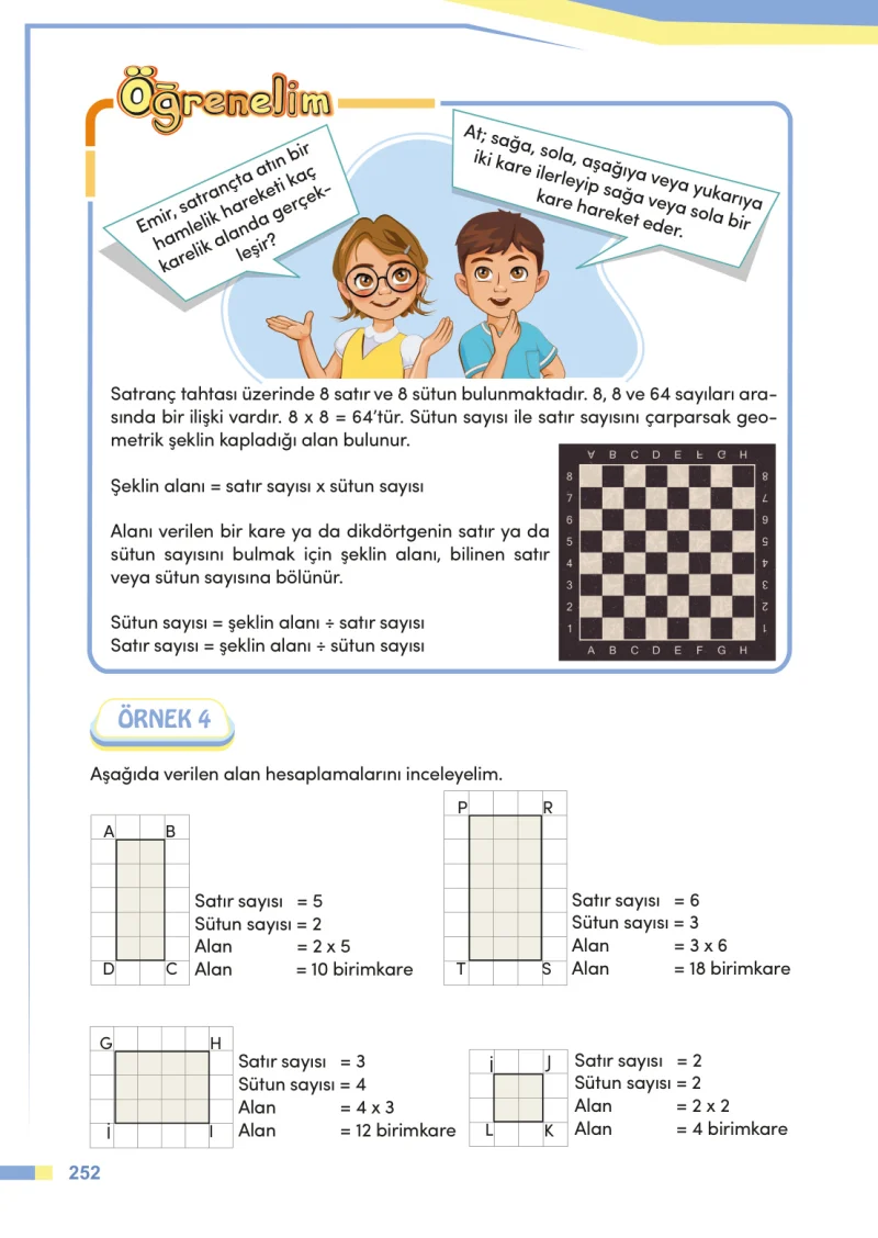 4. Sınıf Matematik Ders Kitabı Cevapları Meb Yayınları Sayfa 252