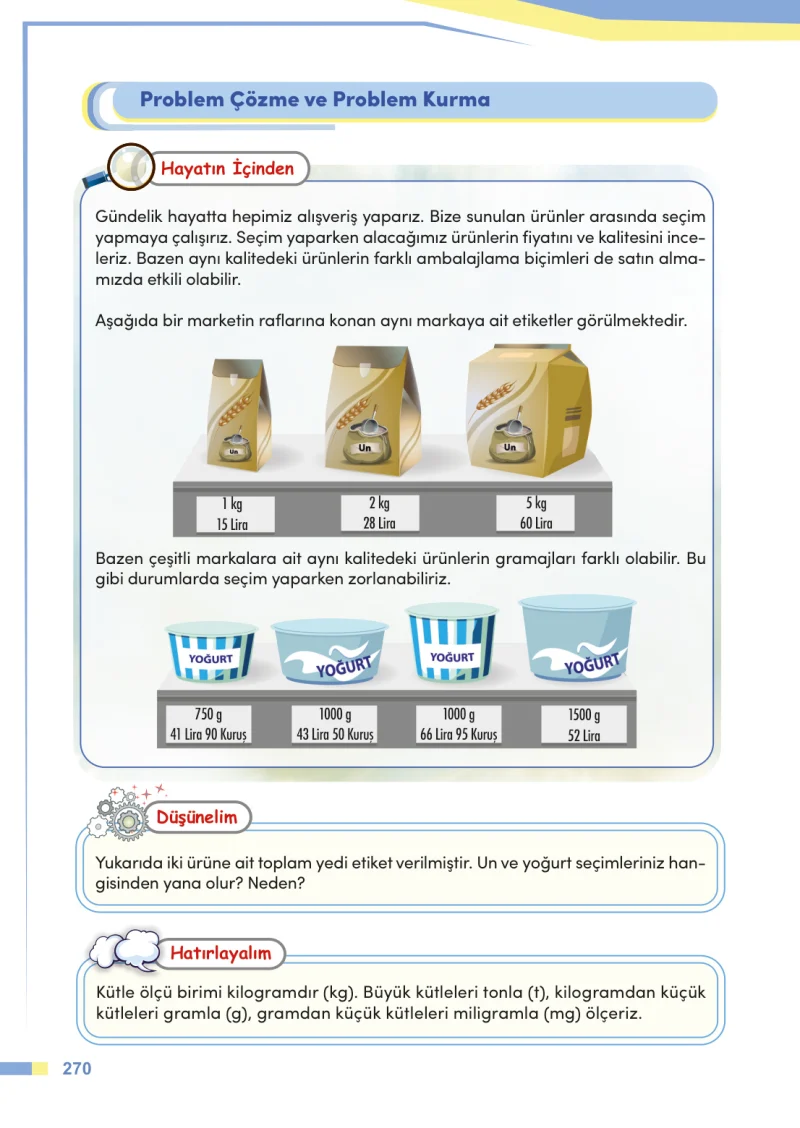 4. Sınıf Matematik Ders Kitabı Cevapları Meb Yayınları Sayfa 270