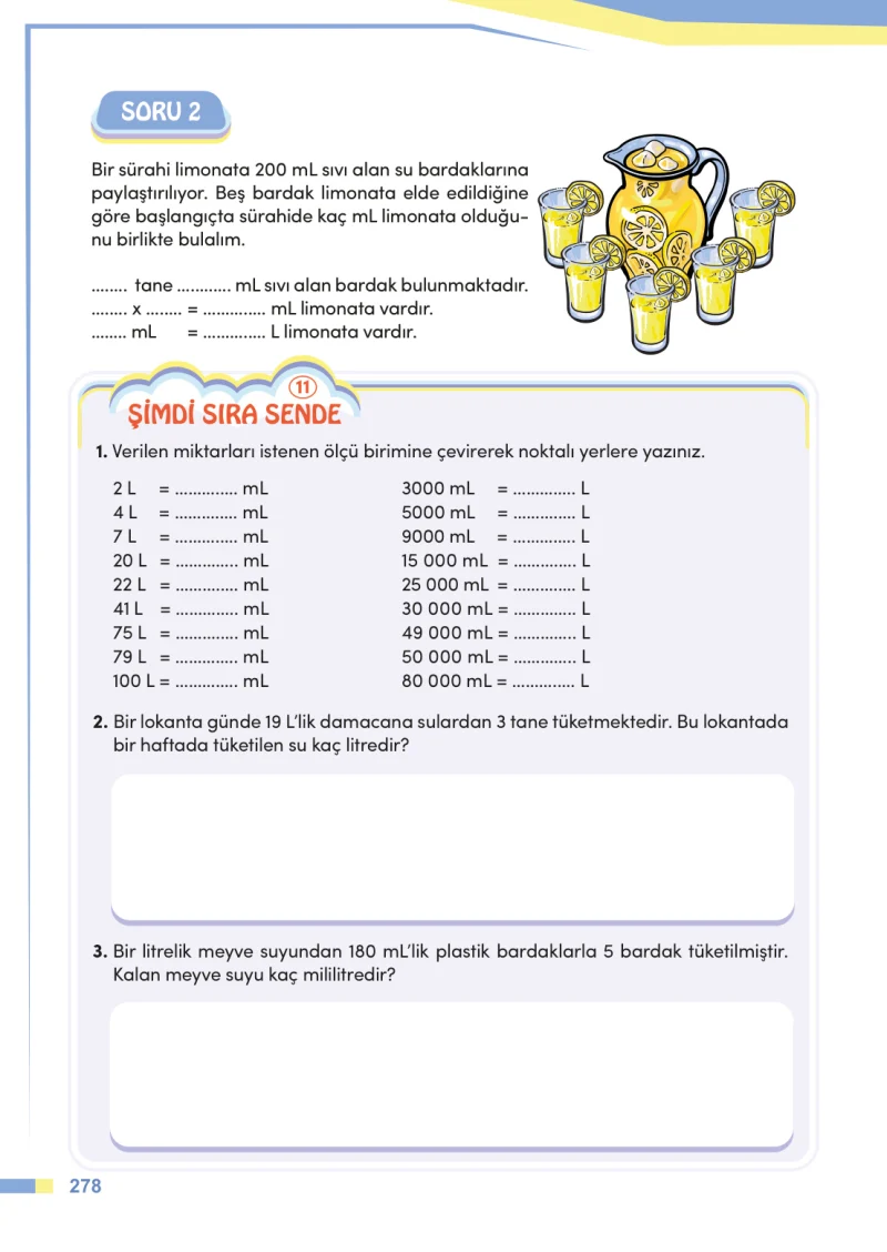 4. Sınıf Matematik Ders Kitabı Cevapları Meb Yayınları Sayfa 278