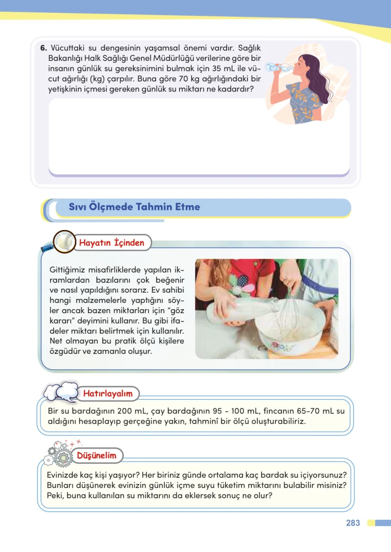 4. Sınıf Matematik Ders Kitabı Cevapları Meb Yayınları Sayfa 283