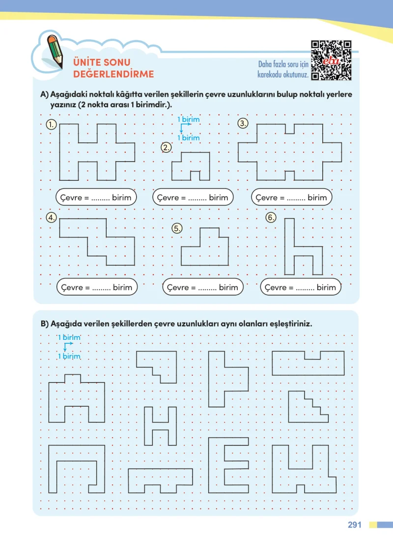 4. Sınıf Matematik Ders Kitabı Cevapları Meb Yayınları Sayfa 291