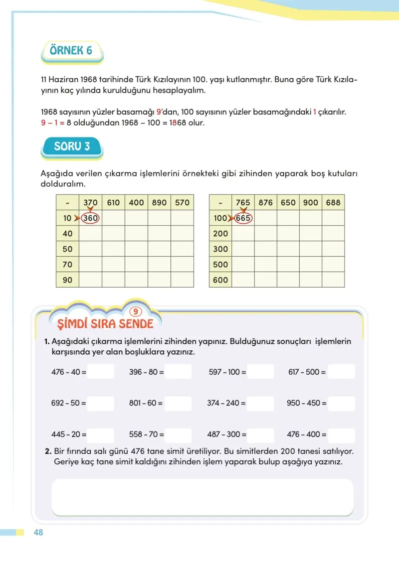 4. Sınıf Matematik Ders Kitabı Cevapları Meb Yayınları Sayfa 48