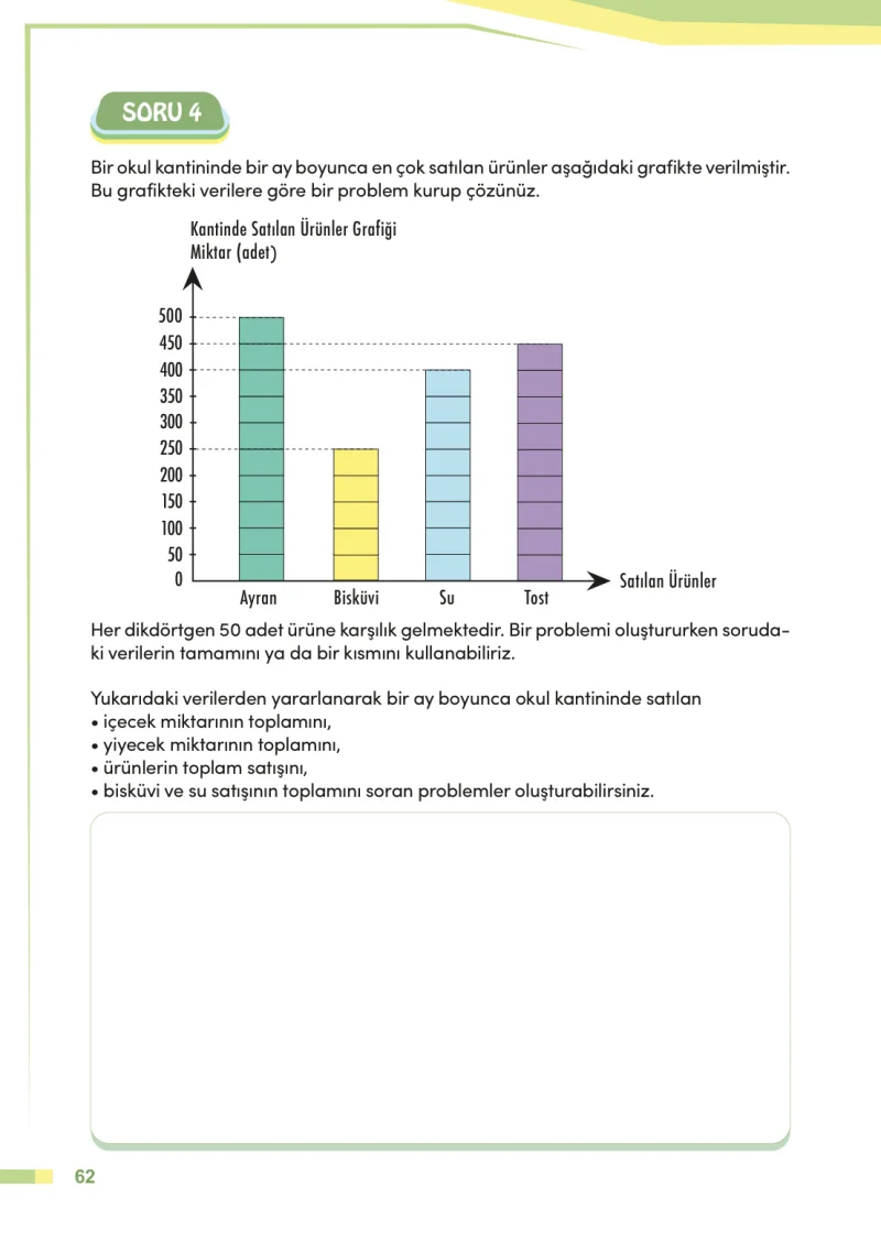 4. Sınıf Matematik Ders Kitabı Cevapları Meb Yayınları Sayfa 62