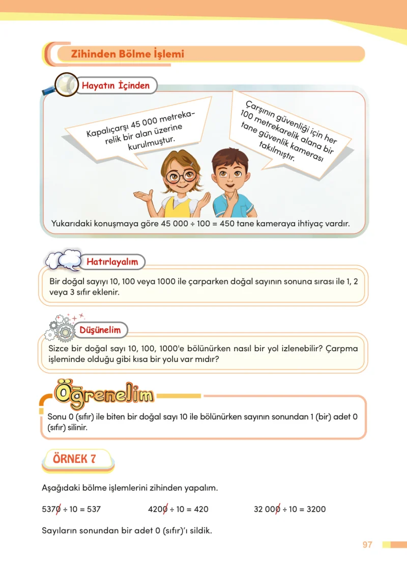 4. Sınıf Matematik Ders Kitabı Cevapları Meb Yayınları Sayfa 97