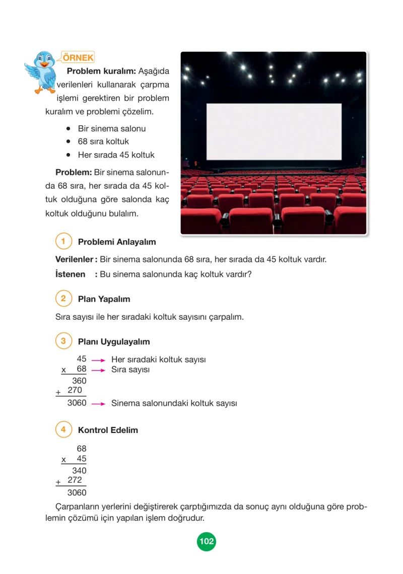 4. Sınıf Matematik Ders Kitabı Cevapları Pasifik Yayınları Sayfa 102