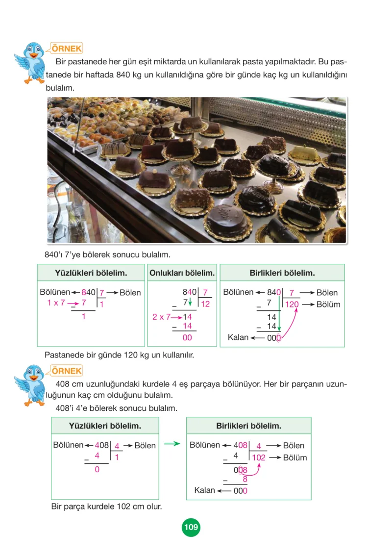 4. Sınıf Matematik Ders Kitabı Cevapları Pasifik Yayınları Sayfa 109