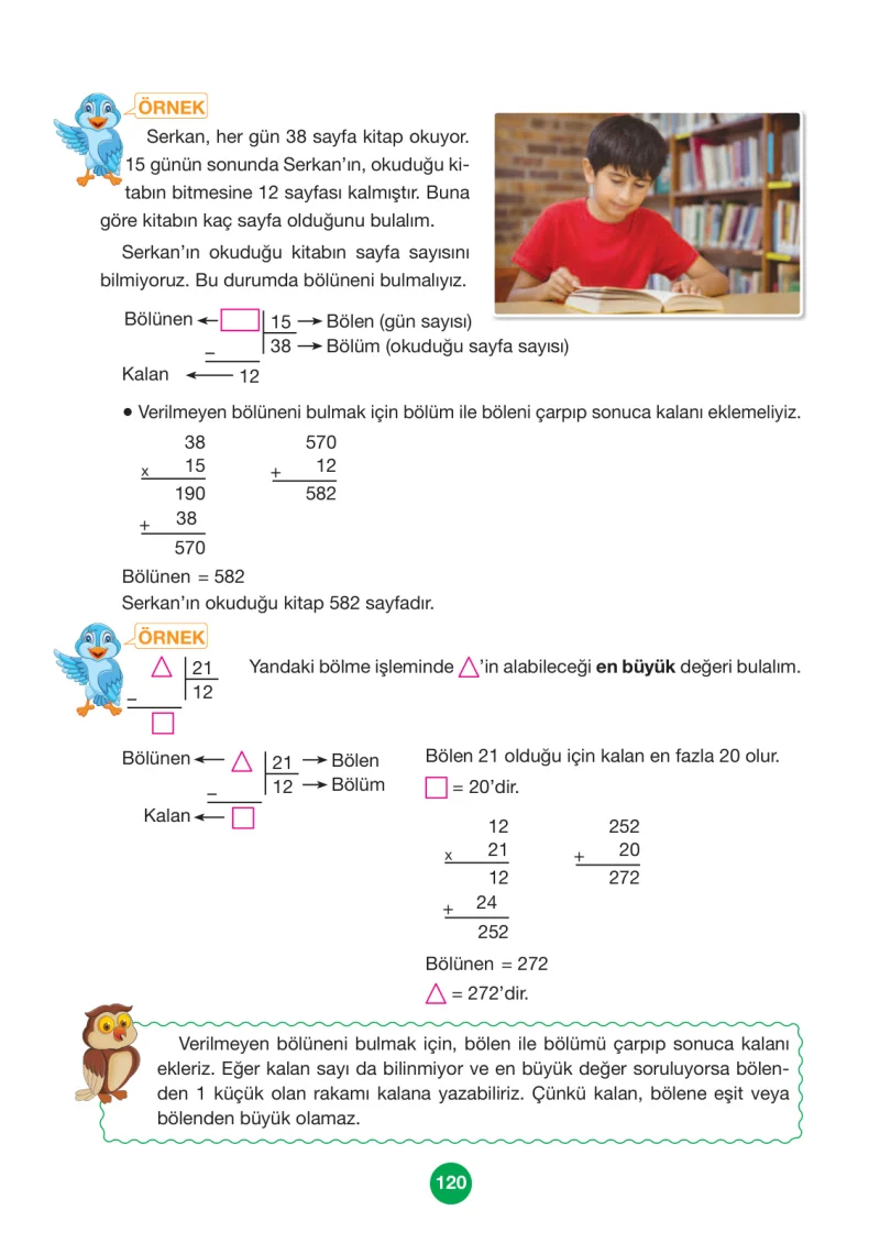 4. Sınıf Matematik Ders Kitabı Cevapları Pasifik Yayınları Sayfa 120