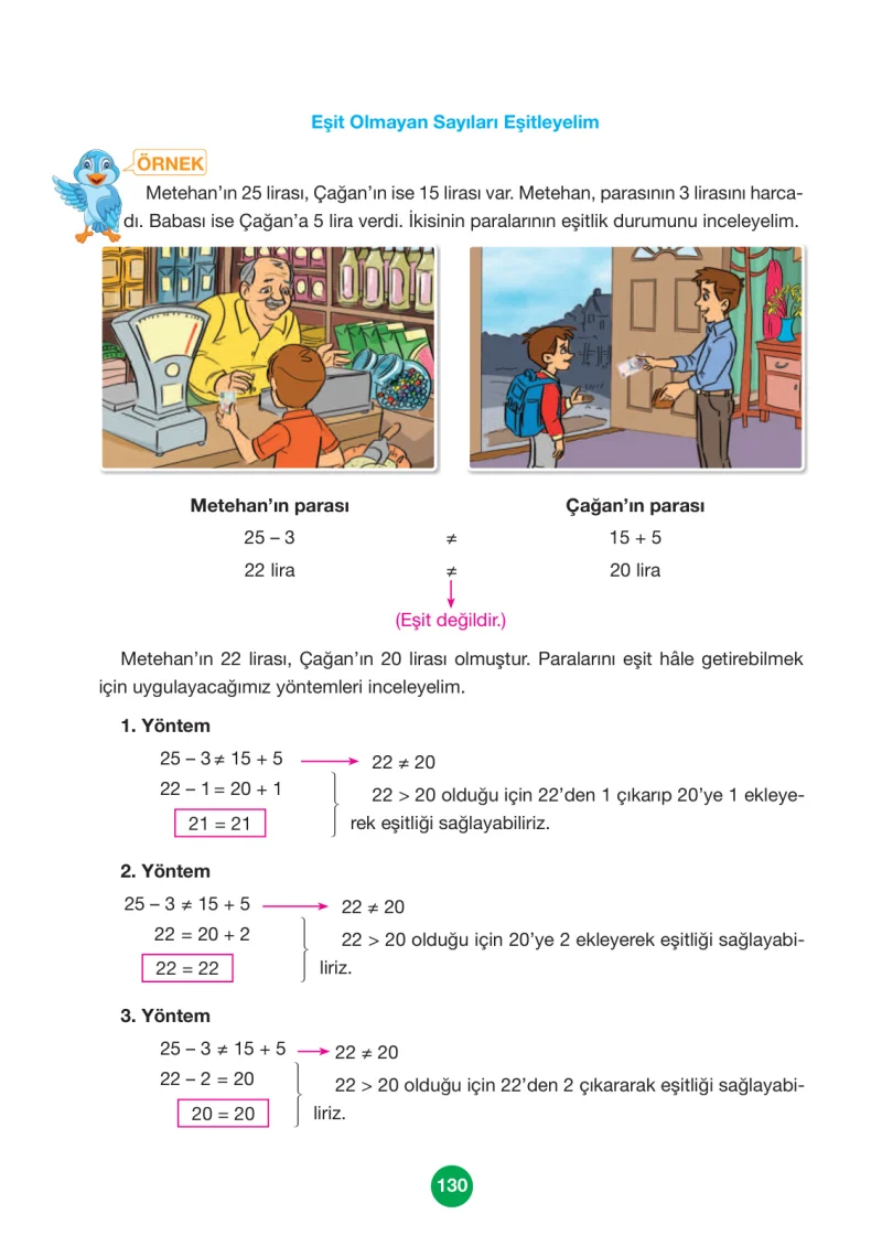 4. Sınıf Matematik Ders Kitabı Cevapları Pasifik Yayınları Sayfa 130