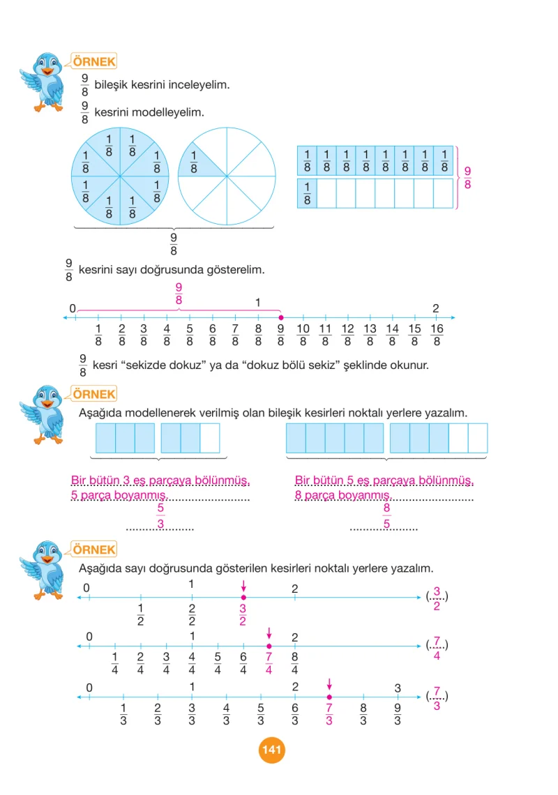 4. Sınıf Matematik Ders Kitabı Cevapları Pasifik Yayınları Sayfa 141