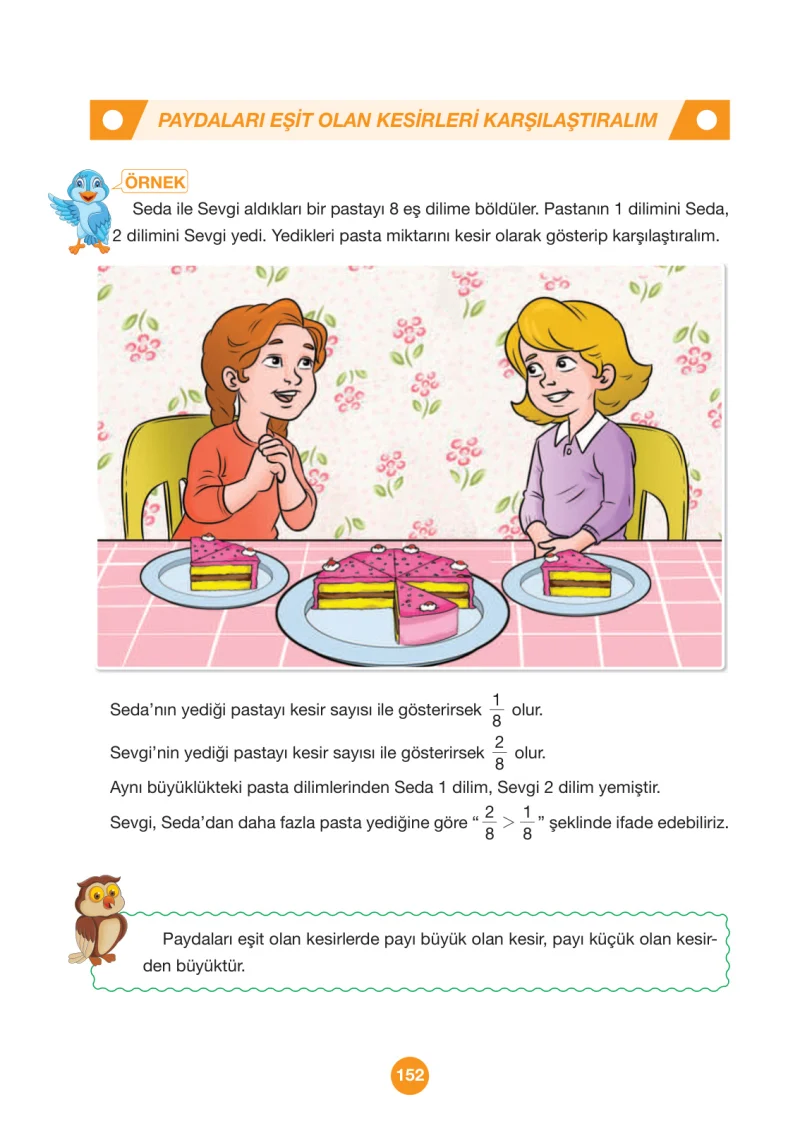 4. Sınıf Matematik Ders Kitabı Cevapları Pasifik Yayınları Sayfa 152