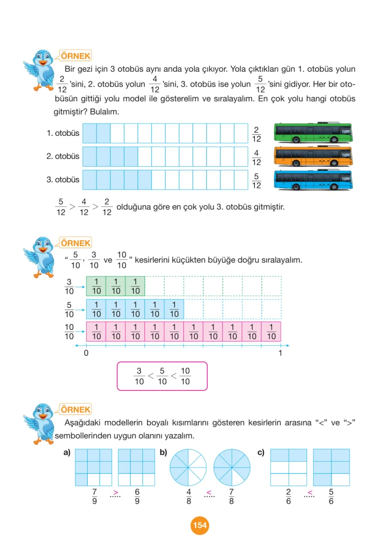 4. Sınıf Matematik Ders Kitabı Cevapları Pasifik Yayınları Sayfa 154