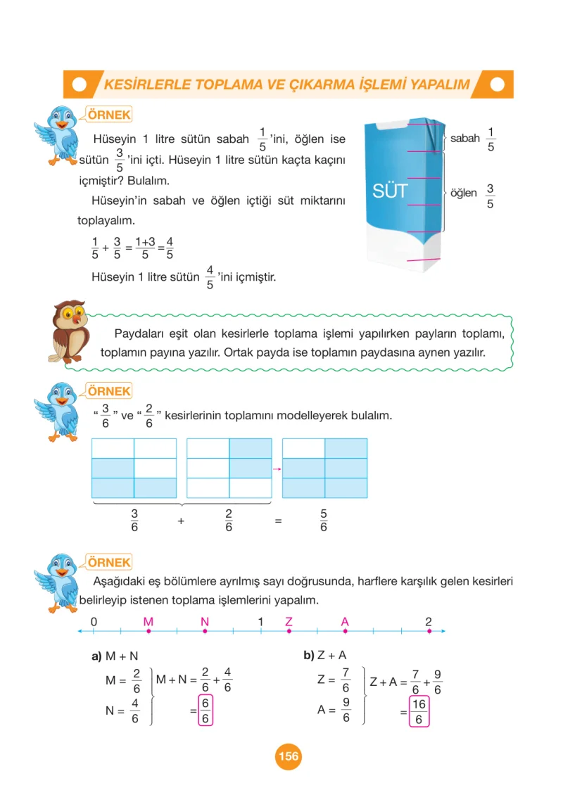4. Sınıf Matematik Ders Kitabı Cevapları Pasifik Yayınları Sayfa 156