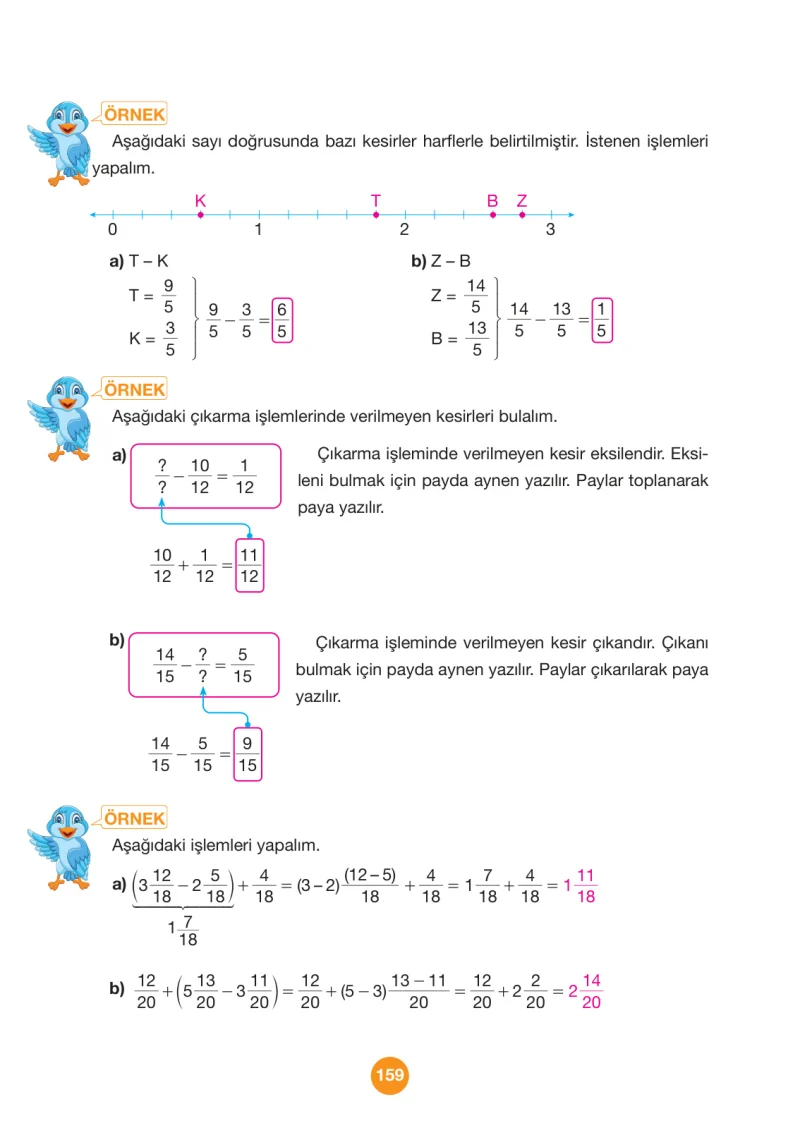 4. Sınıf Matematik Ders Kitabı Cevapları Pasifik Yayınları Sayfa 159