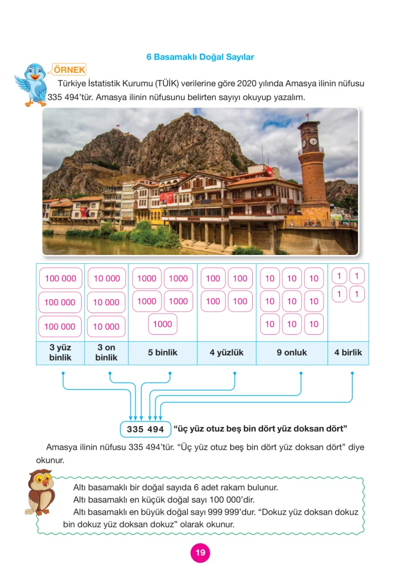 4. Sınıf Matematik Ders Kitabı Cevapları Pasifik Yayınları Sayfa 19