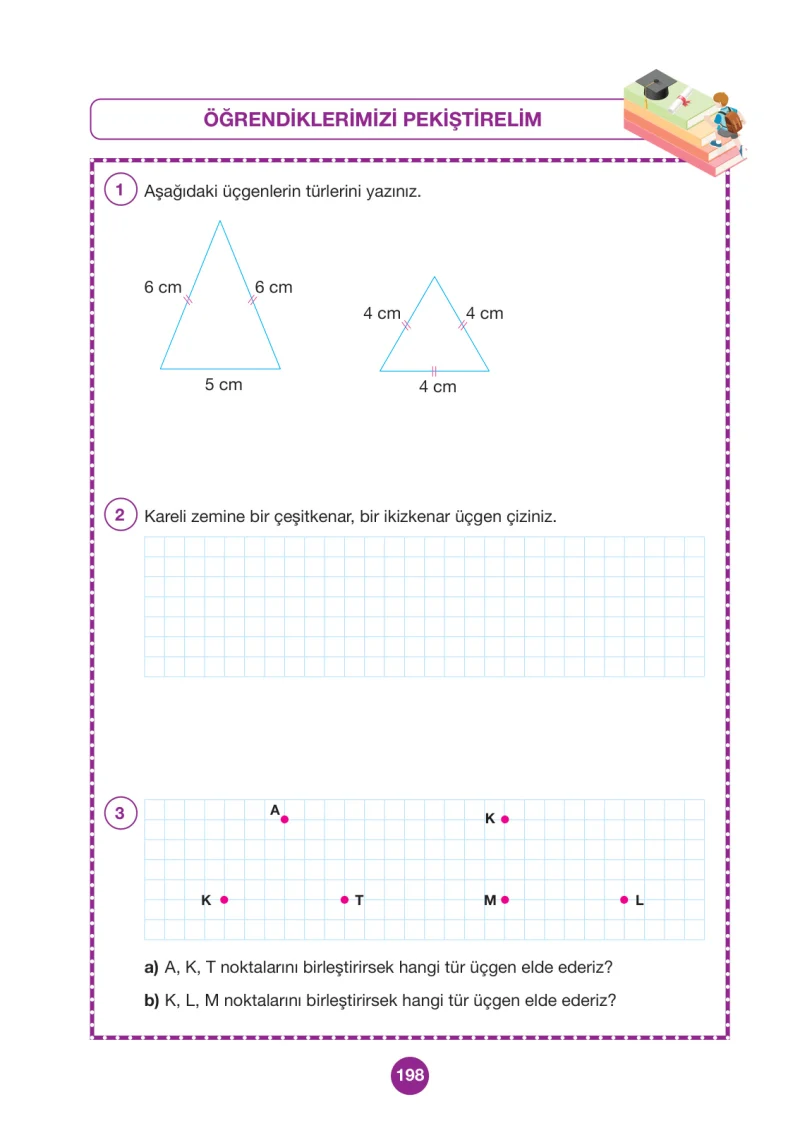 4. Sınıf Matematik Ders Kitabı Cevapları Pasifik Yayınları Sayfa 198