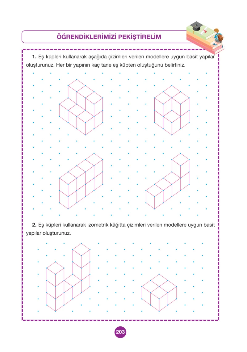 4. Sınıf Matematik Ders Kitabı Cevapları Pasifik Yayınları Sayfa 203