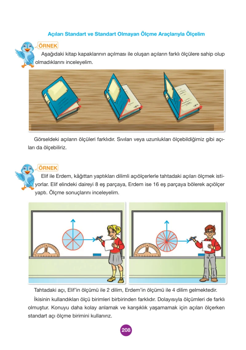 4. Sınıf Matematik Ders Kitabı Cevapları Pasifik Yayınları Sayfa 208