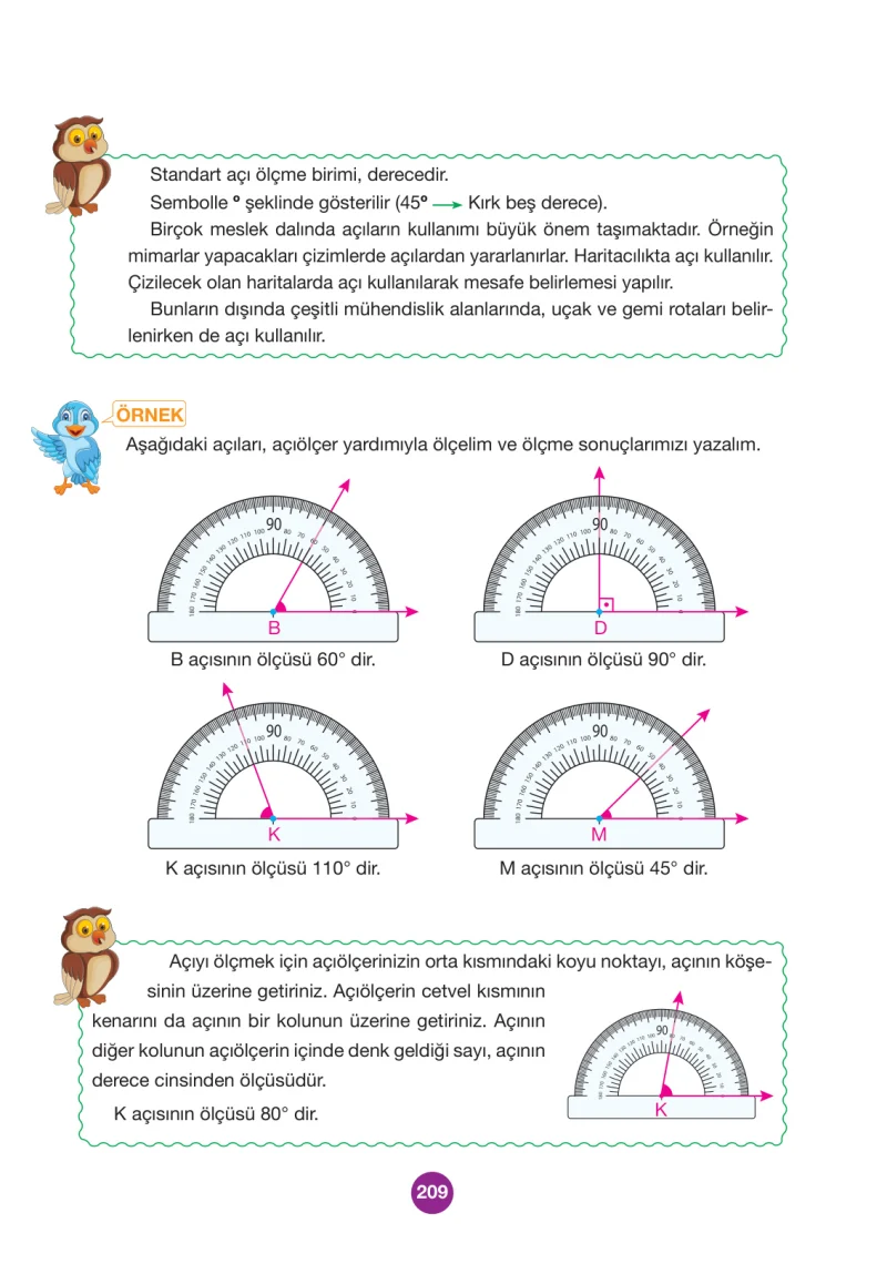 4. Sınıf Matematik Ders Kitabı Cevapları Pasifik Yayınları Sayfa 209