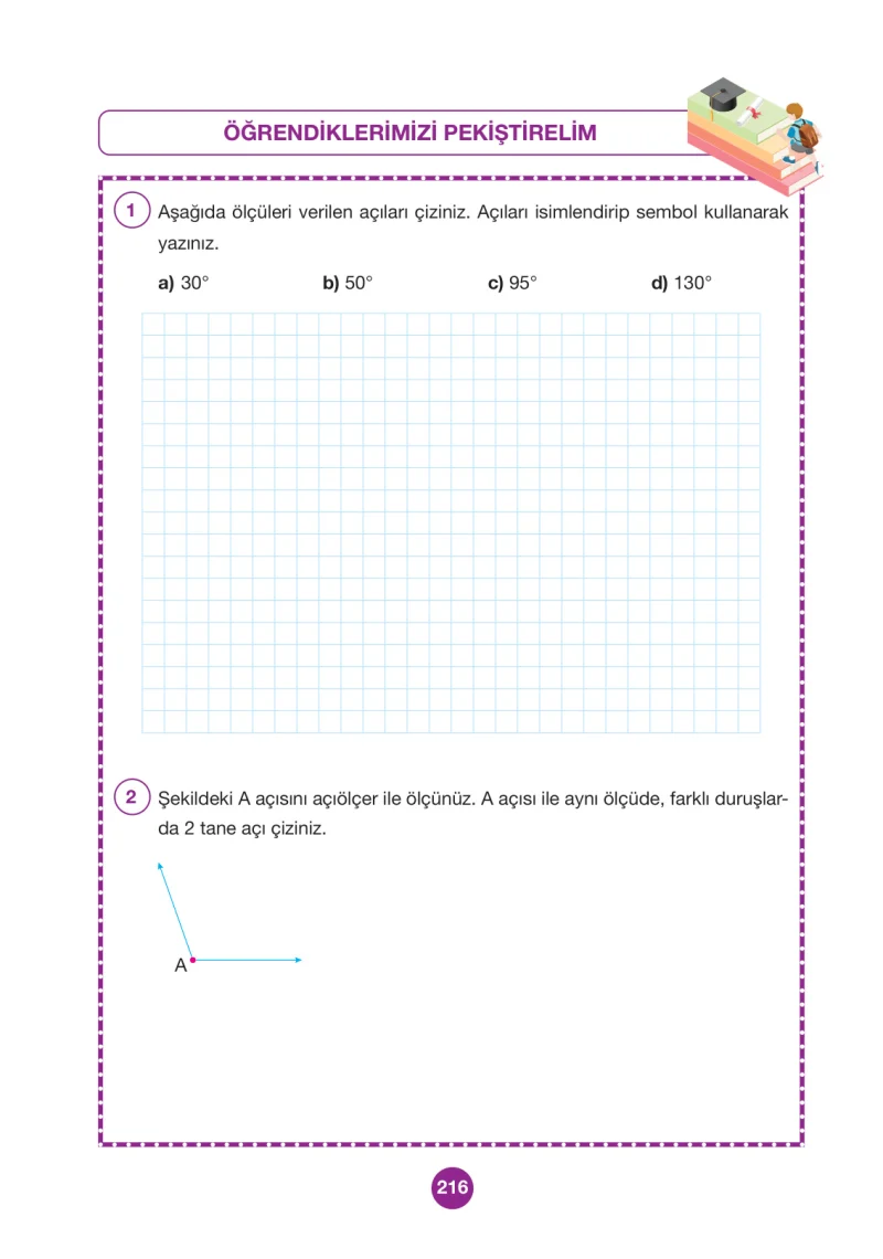 4. Sınıf Matematik Ders Kitabı Cevapları Pasifik Yayınları Sayfa 216