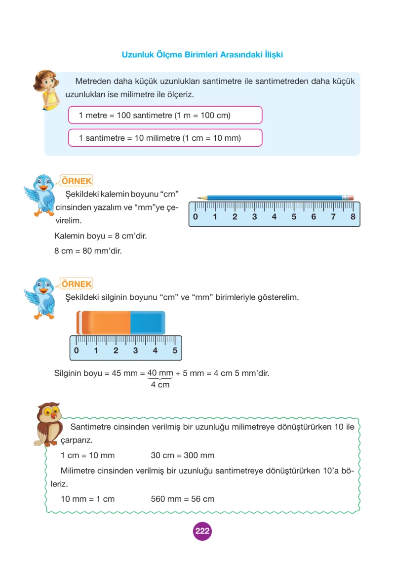 4. Sınıf Matematik Ders Kitabı Cevapları Pasifik Yayınları Sayfa 222