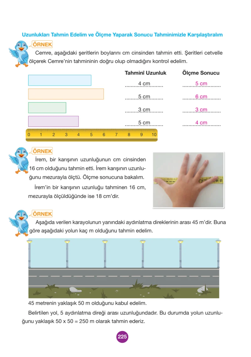 4. Sınıf Matematik Ders Kitabı Cevapları Pasifik Yayınları Sayfa 225