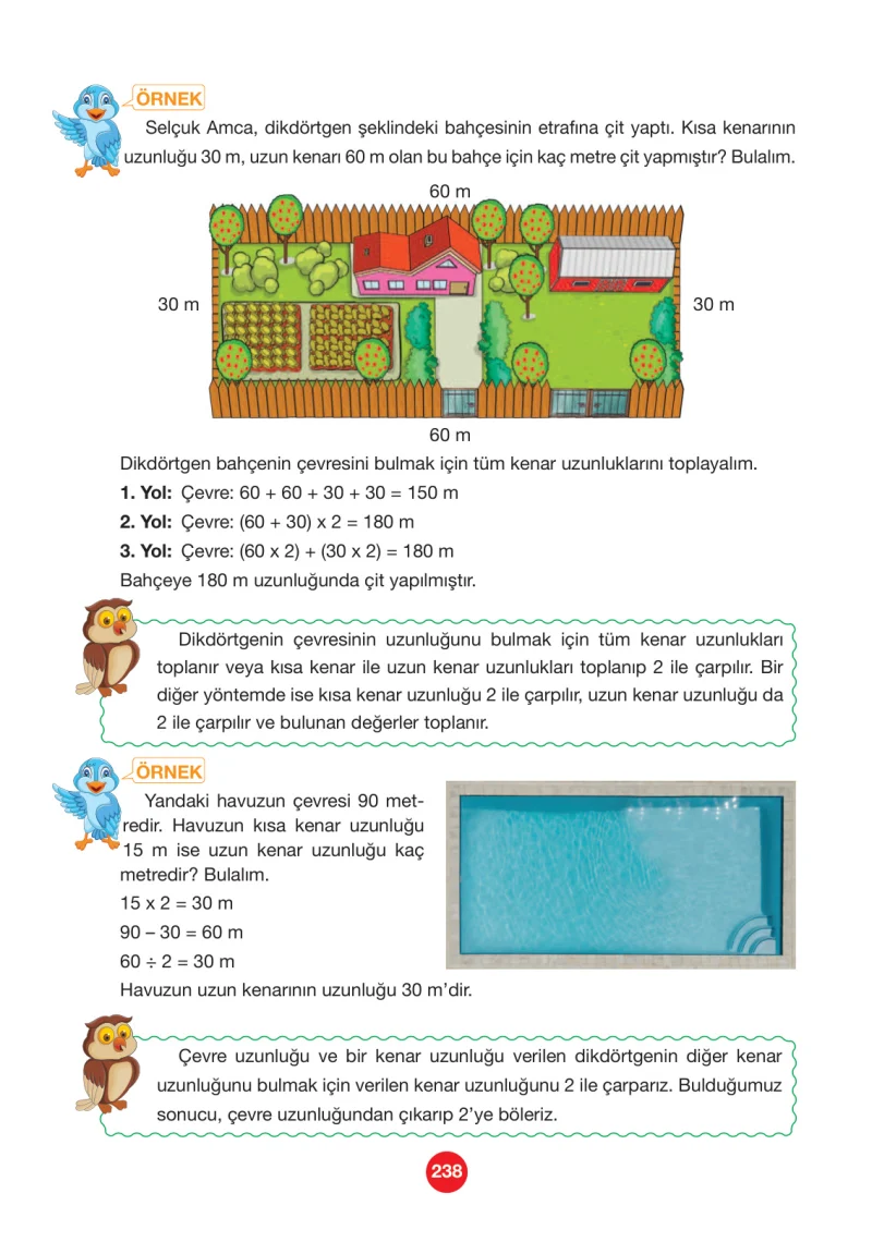 4. Sınıf Matematik Ders Kitabı Cevapları Pasifik Yayınları Sayfa 238