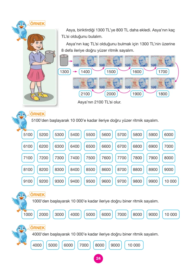 4. Sınıf Matematik Ders Kitabı Cevapları Pasifik Yayınları Sayfa 24