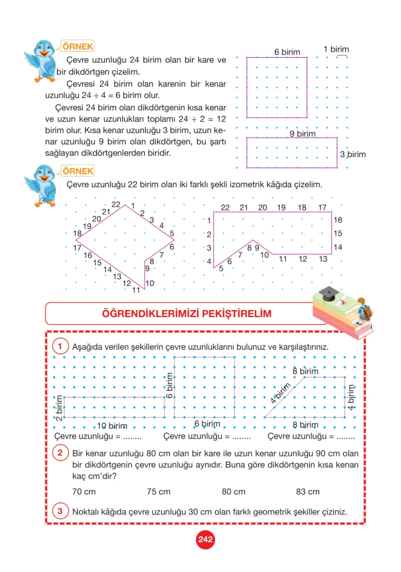 4. Sınıf Matematik Ders Kitabı Cevapları Pasifik Yayınları Sayfa 242