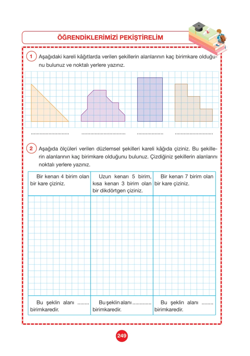 4. Sınıf Matematik Ders Kitabı Cevapları Pasifik Yayınları Sayfa 249