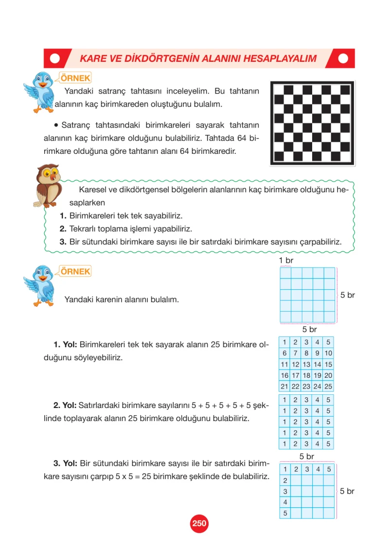 4. Sınıf Matematik Ders Kitabı Cevapları Pasifik Yayınları Sayfa 250