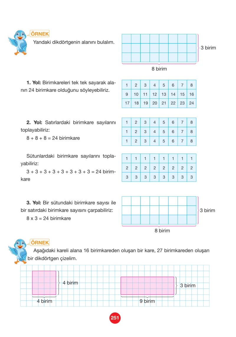 4. Sınıf Matematik Ders Kitabı Cevapları Pasifik Yayınları Sayfa 251