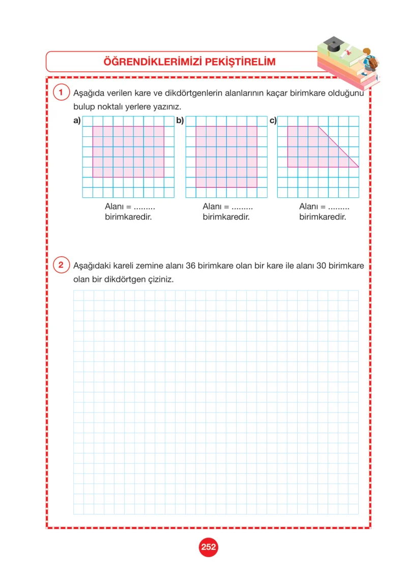 4. Sınıf Matematik Ders Kitabı Cevapları Pasifik Yayınları Sayfa 252