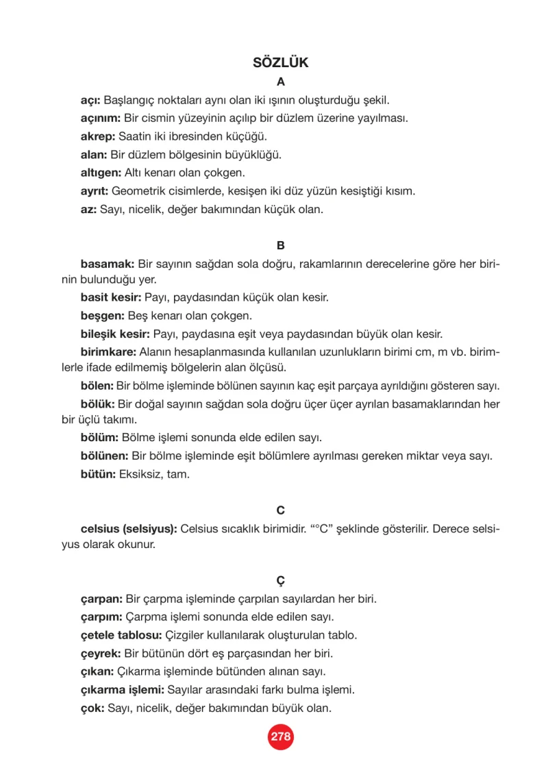 4. Sınıf Matematik Ders Kitabı Cevapları Pasifik Yayınları Sayfa 278
