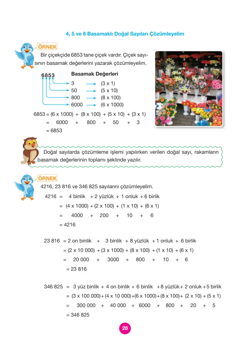 4. Sınıf Matematik Ders Kitabı Cevapları Pasifik Yayınları Sayfa 28