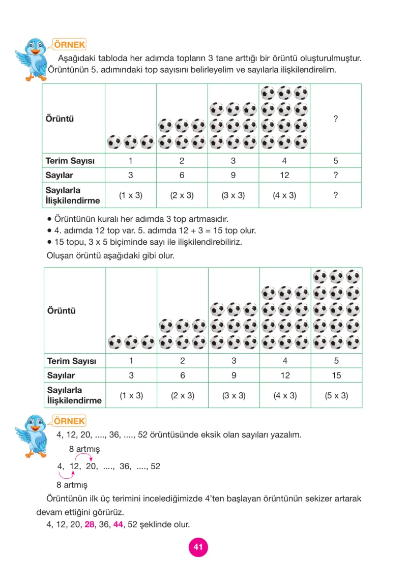 4. Sınıf Matematik Ders Kitabı Cevapları Pasifik Yayınları Sayfa 41
