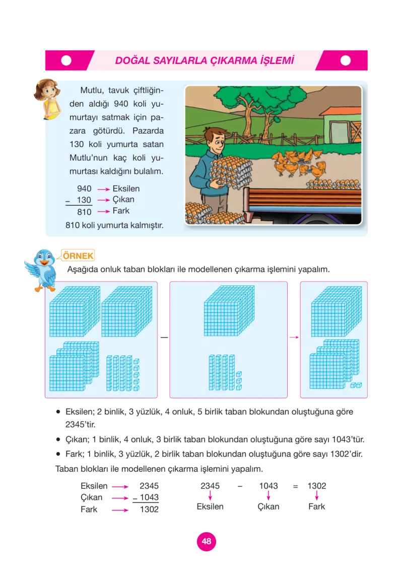 4. Sınıf Matematik Ders Kitabı Cevapları Pasifik Yayınları Sayfa 48