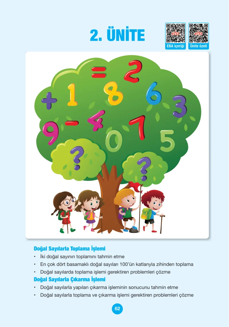 4. Sınıf Matematik Ders Kitabı Cevapları Pasifik Yayınları Sayfa 62