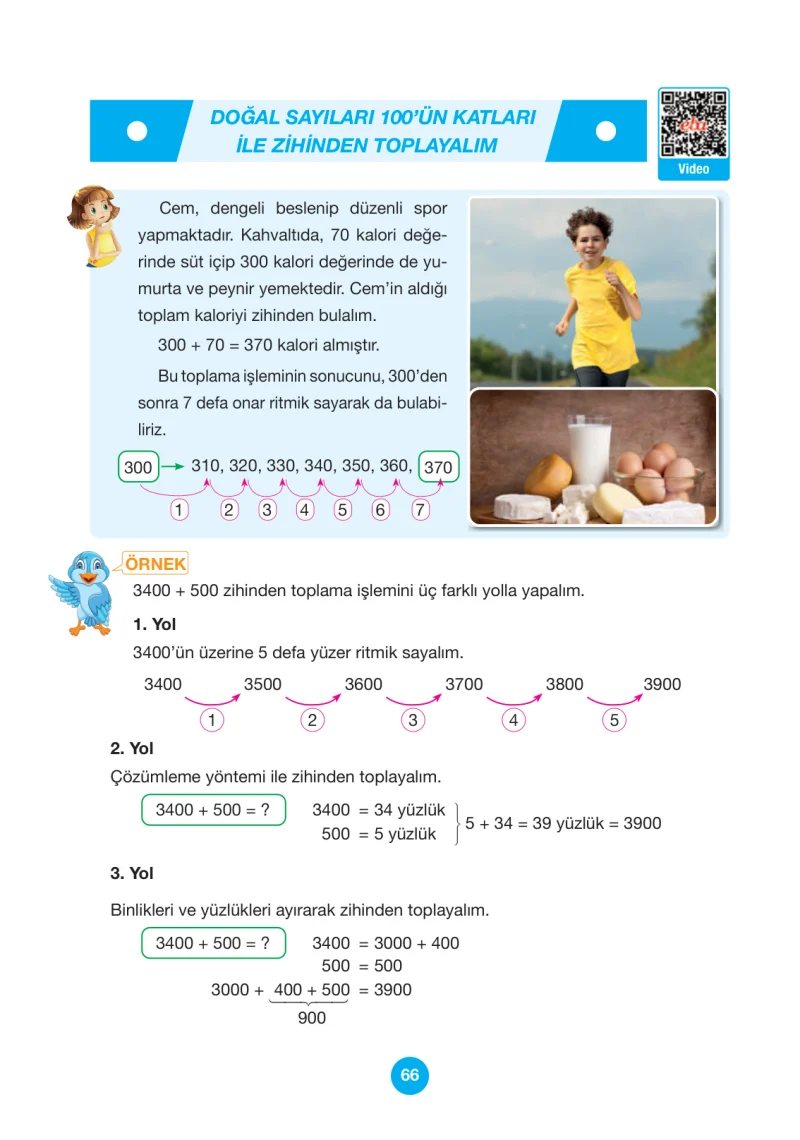 4. Sınıf Matematik Ders Kitabı Cevapları Pasifik Yayınları Sayfa 66
