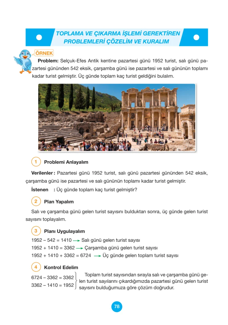 4. Sınıf Matematik Ders Kitabı Cevapları Pasifik Yayınları Sayfa 78